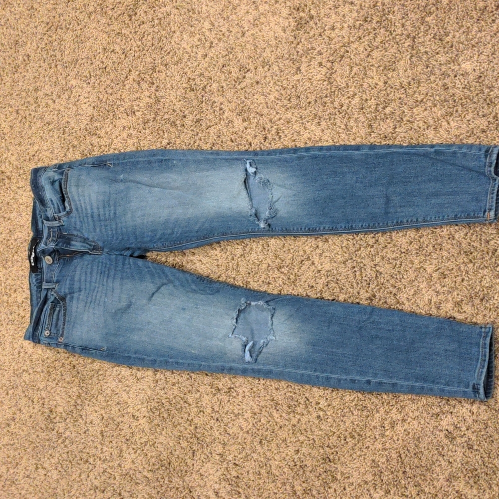 Distressed jeans